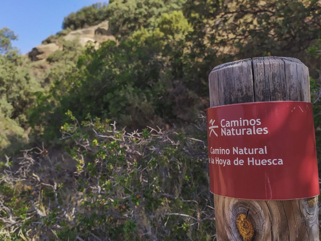 Fita etapa 7 Camino Natural Hoya Huesca Turismo Rural Casa oliban