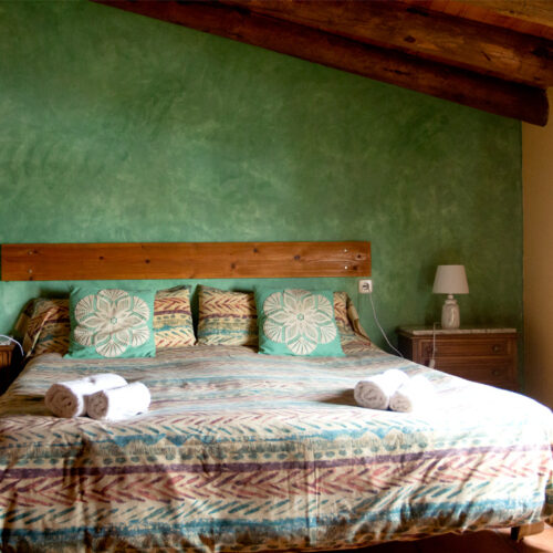 Vista Caxico habitación de Casa Oliban Turismo rural Sierra de Guara Huesca